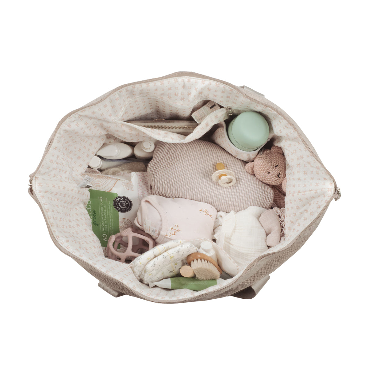 Borsa XL per passeggino modello ECO MUM APRICOT - WALKING MUM