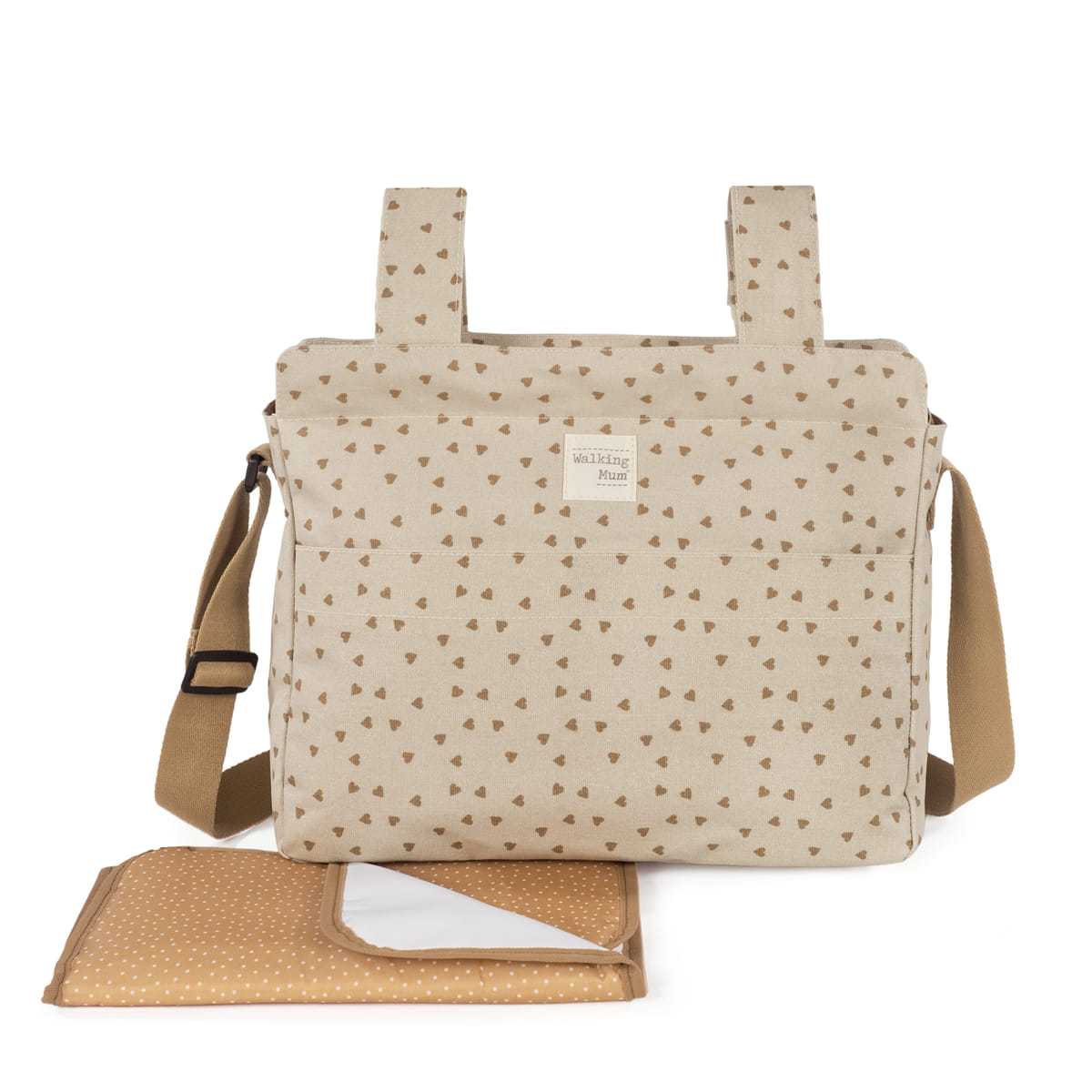 Borsa fasciatoio cuori Poppy - Walking Mum