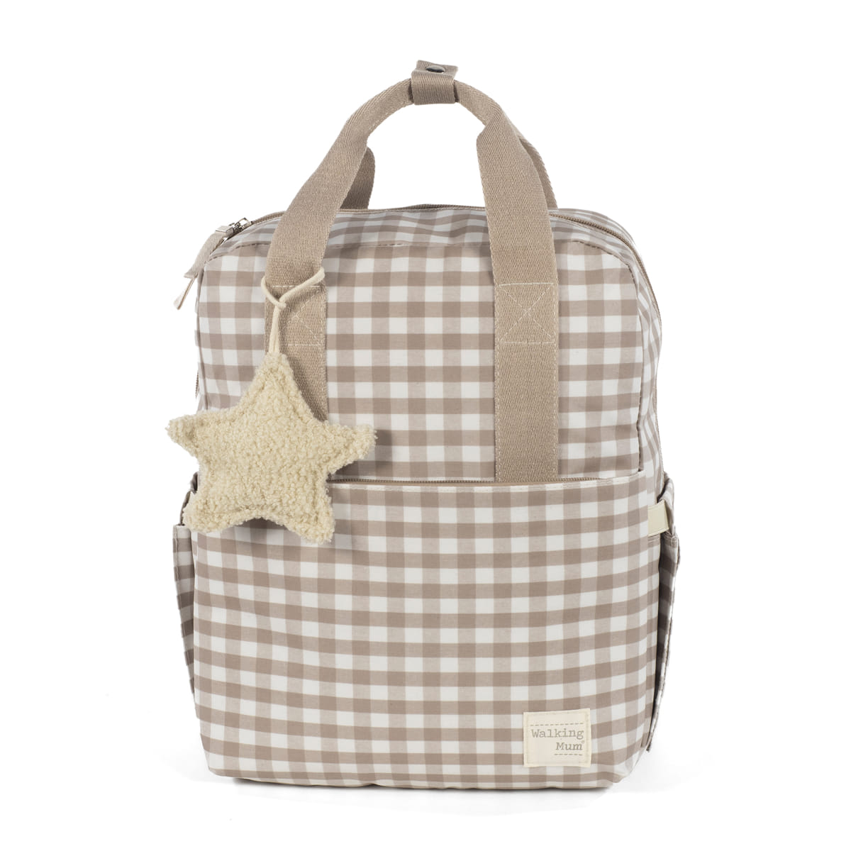 Zaino nascita CAETANA SAND - Beige walking mum