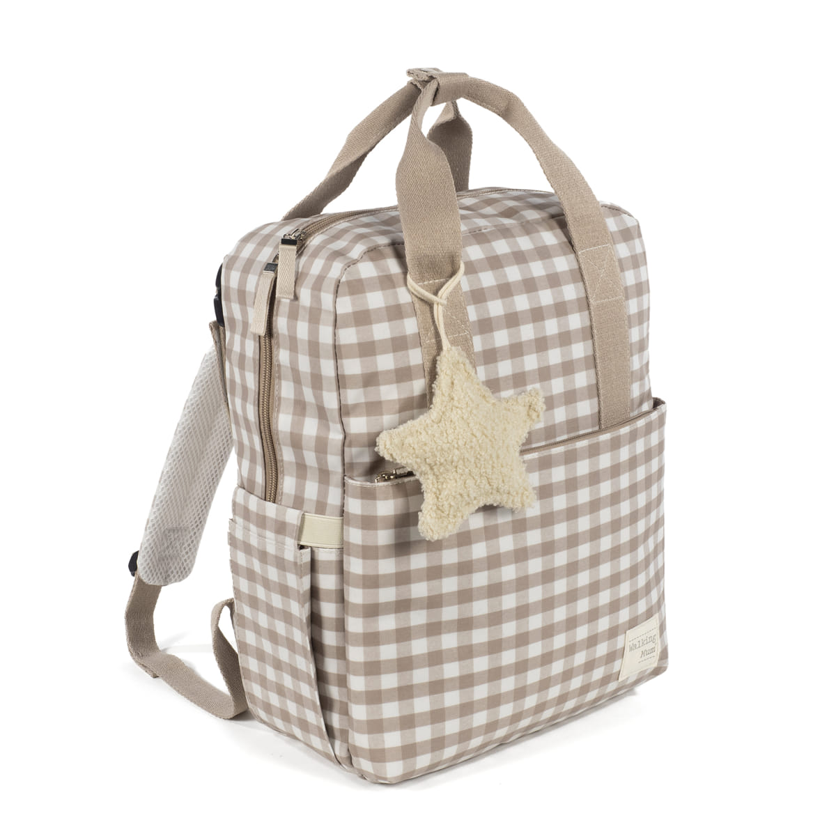 Zaino nascita CAETANA SAND - Beige walking mum