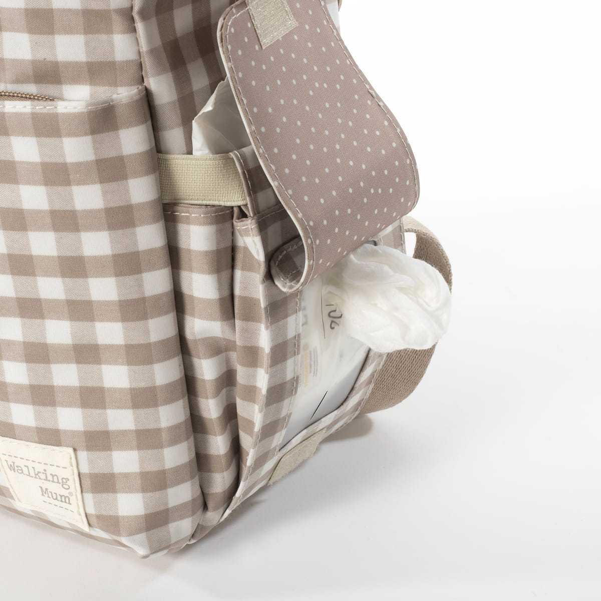 Zaino nascita CAETANA SAND - Beige walking mum