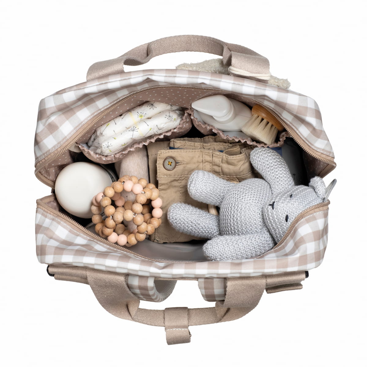 Zaino nascita CAETANA SAND - Beige walking mum