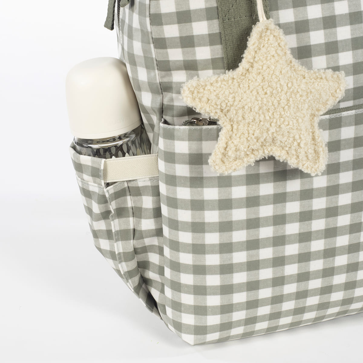 Zaino nascita CAETANA Stone - Verde walking mum