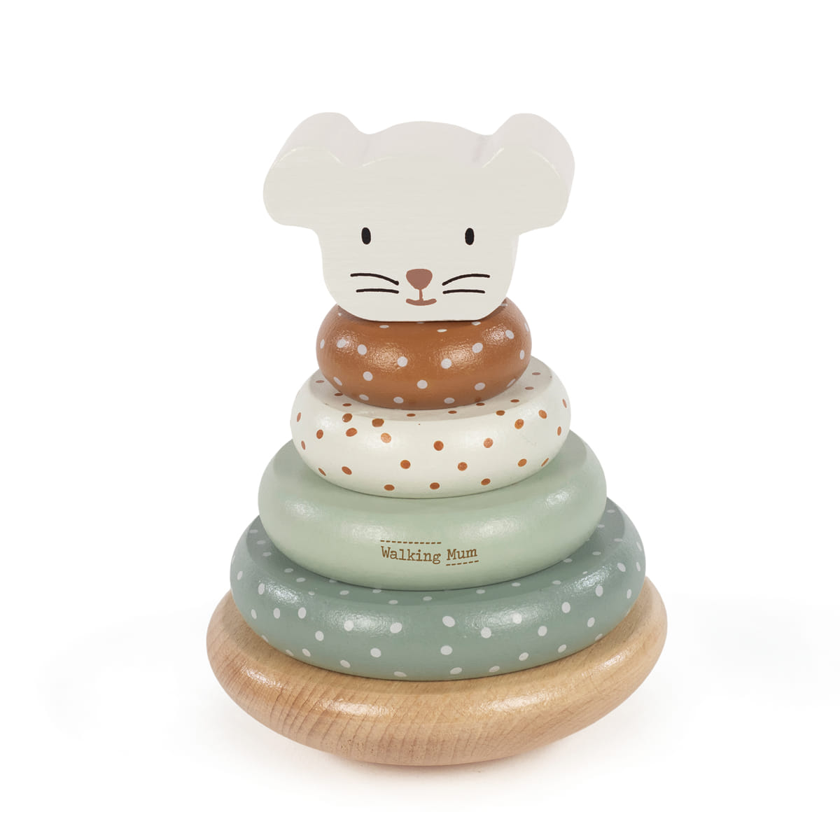 Impilatore a Dondolo in Legno - Walking Mum