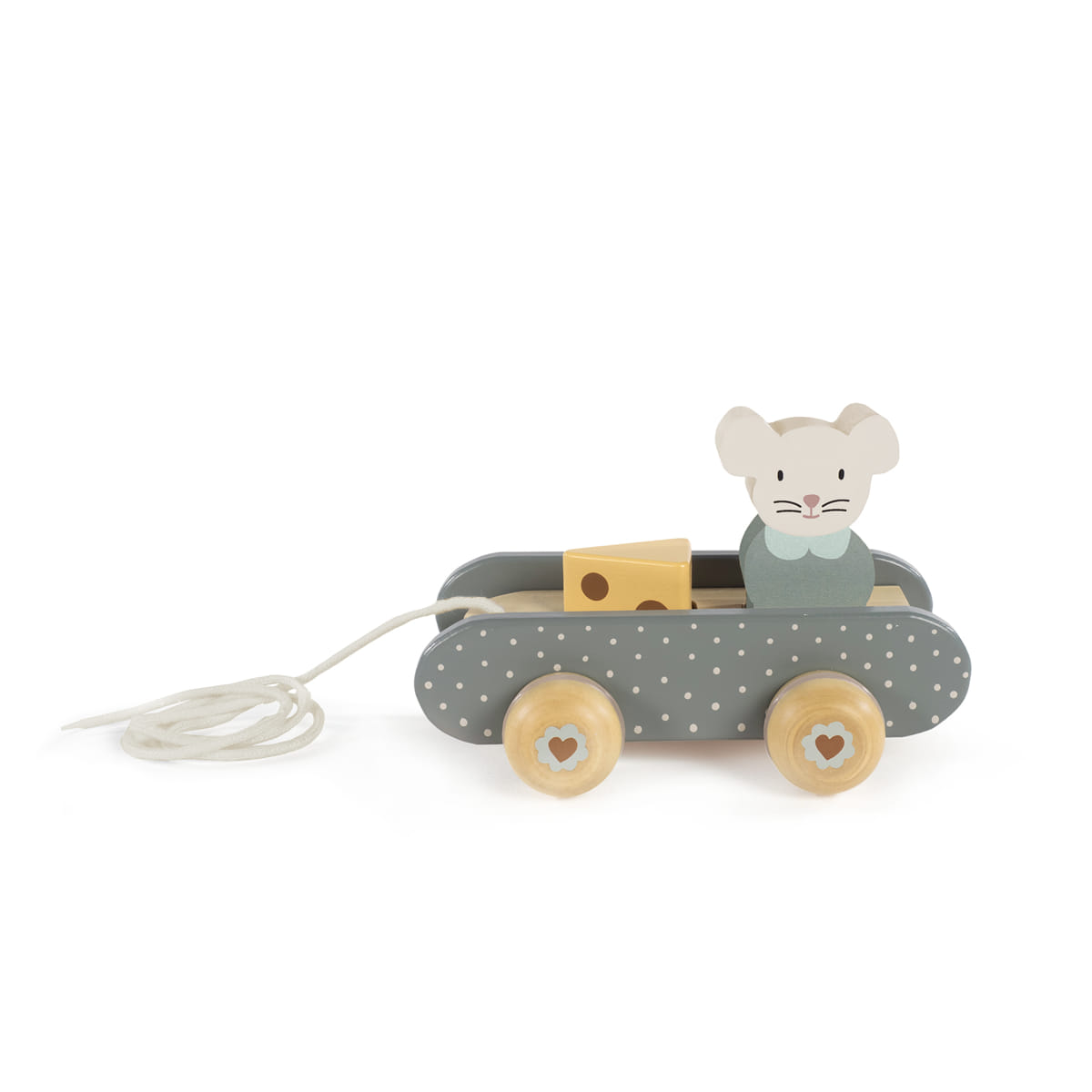 Lettino di Legno da Trainare - Walking Mum