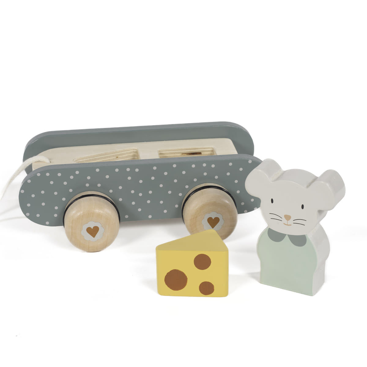 Lettino di Legno da Trainare - Walking Mum