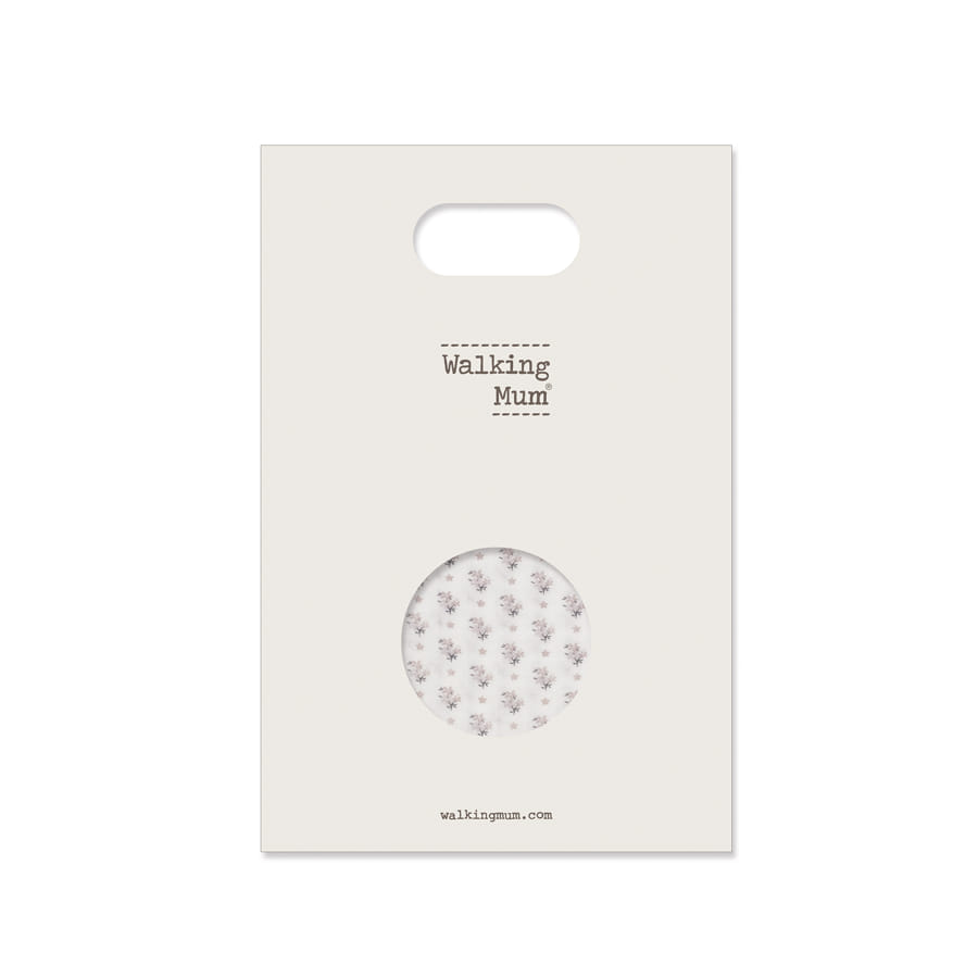 Mussola botton fiori - Walking mum