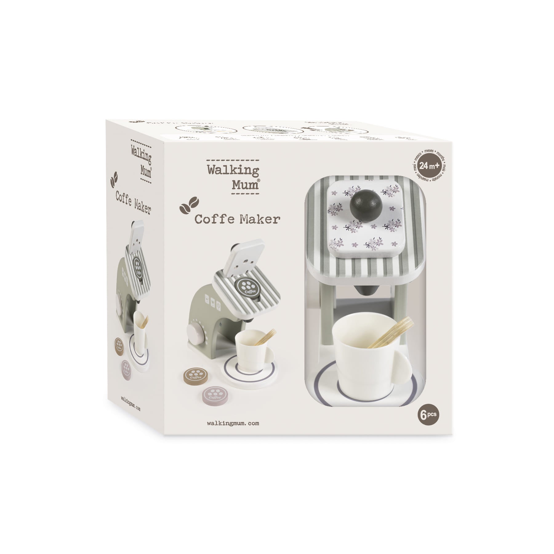 Caffettiera in legno - Pasito a Pasito