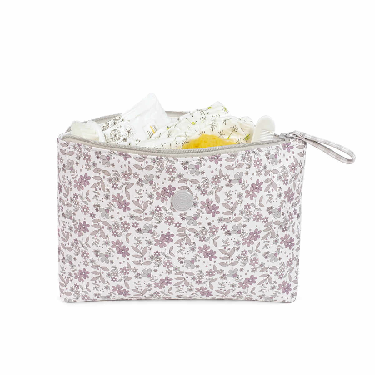 Beauty case nascita modello DELIA fiorato — Rosa pasito a pasito