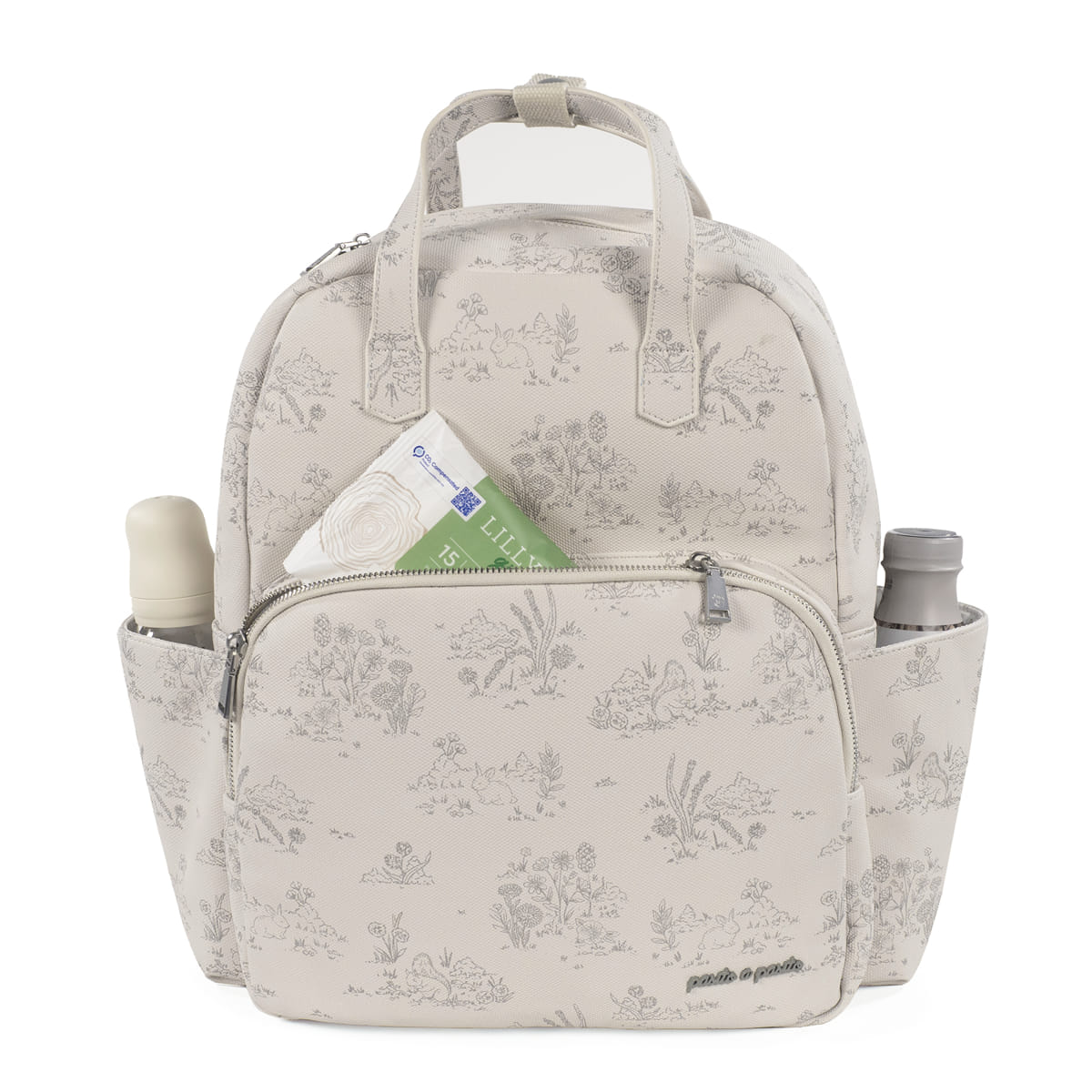 ZAINO TOILE DE JOUY crema - pasito a pasito