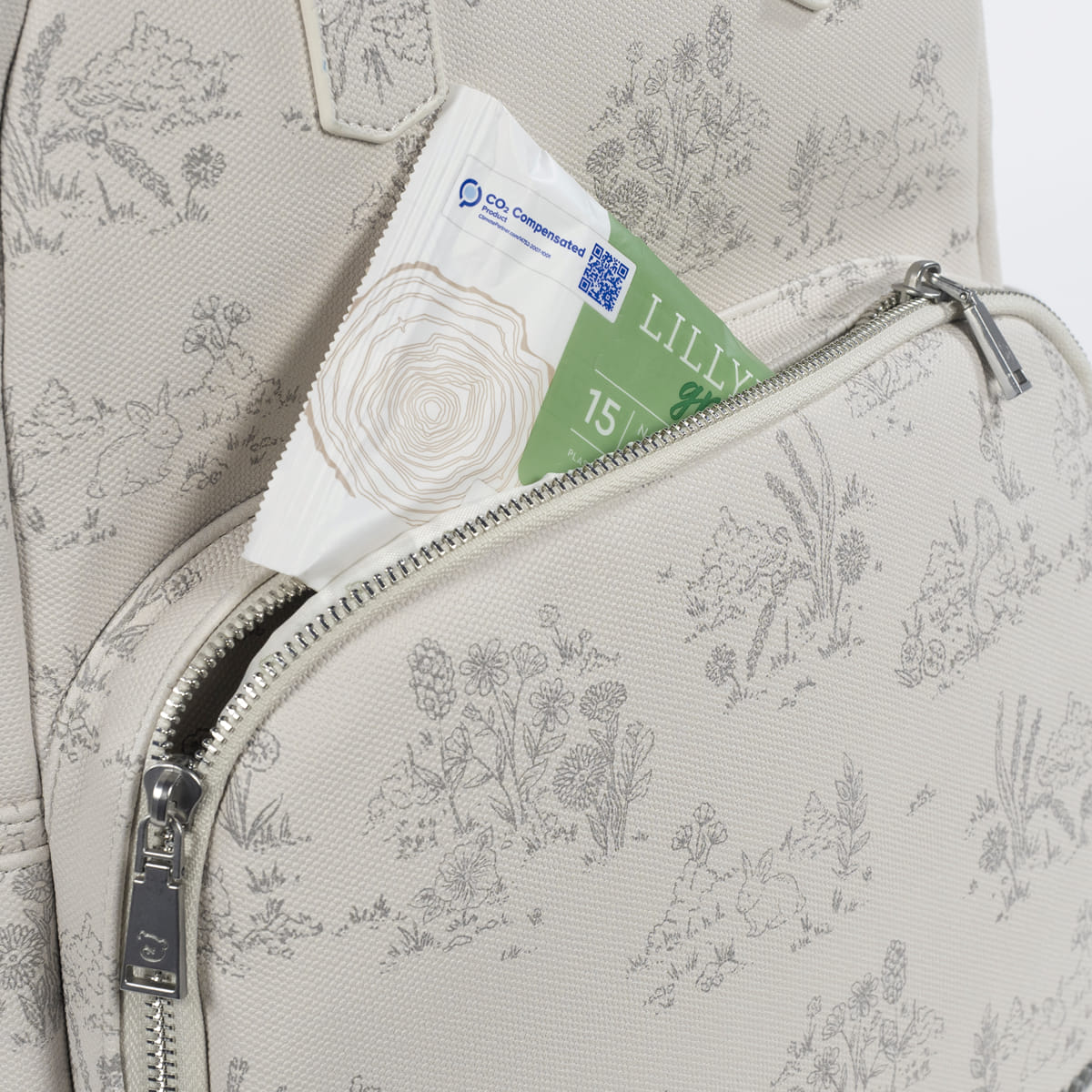 ZAINO TOILE DE JOUY crema - pasito a pasito