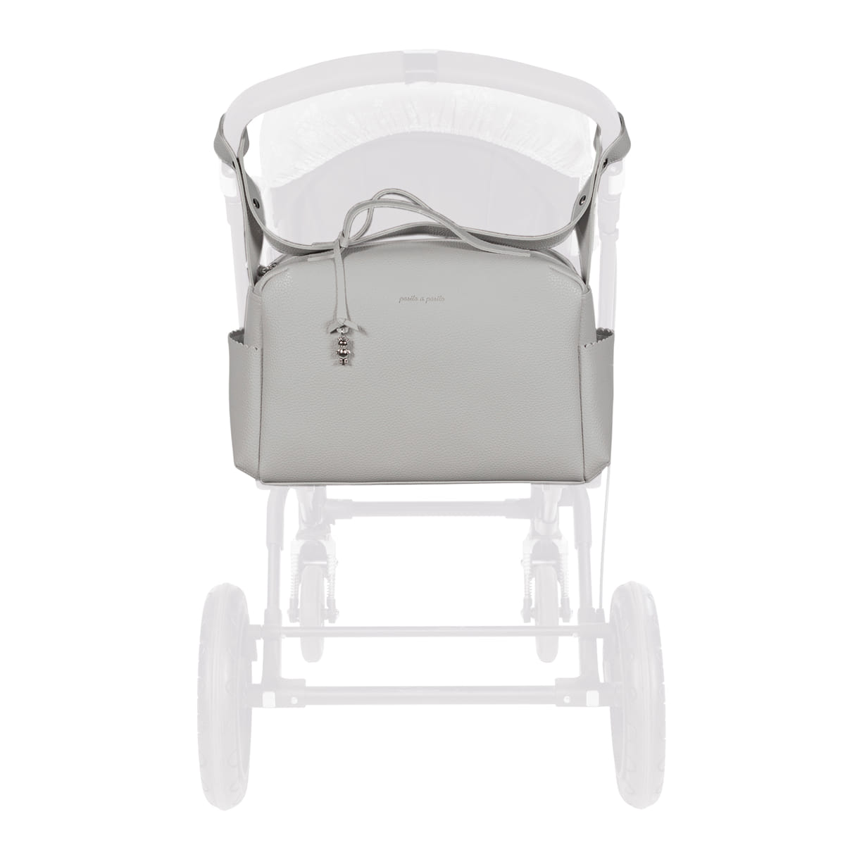 Borsa fasciatoio per passeggino modello ICON grigio - Pasito a pasito