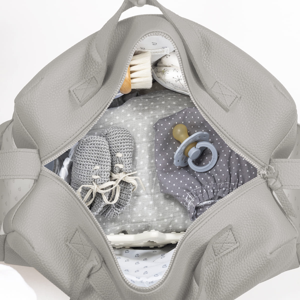 Borsa fasciatoio per passeggino modello ICON grigio - Pasito a pasito