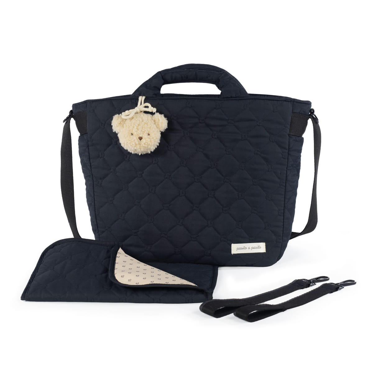 Borsa fasciatoio Paddington nero - Pasito a Pasito