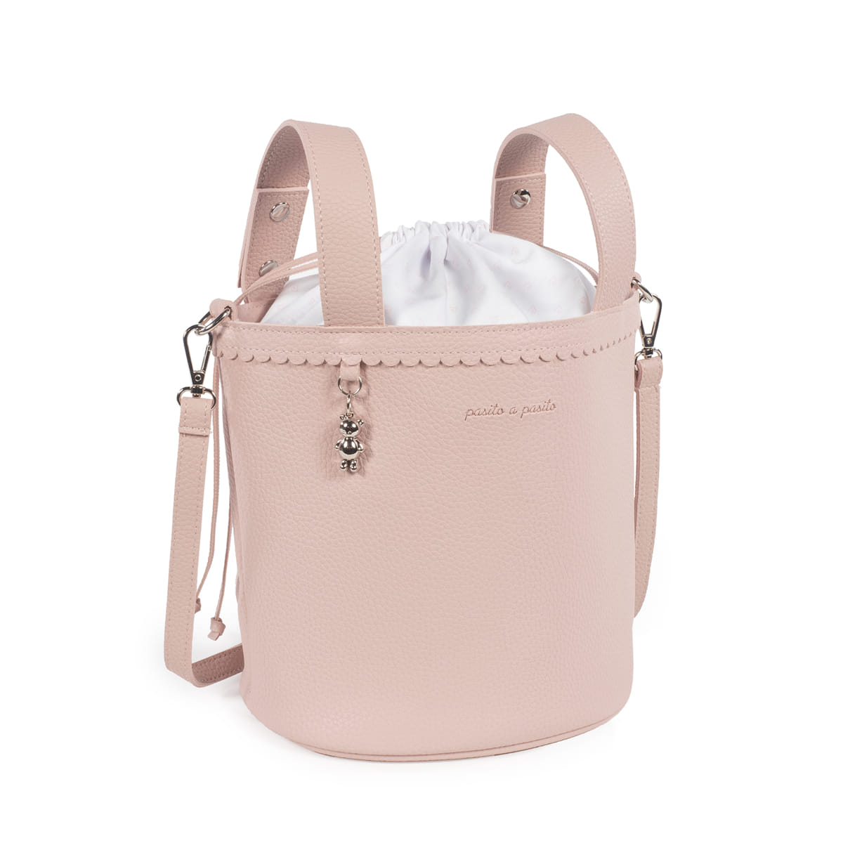 Borsa a secchiello Icon rosa - Pasito a Pasito