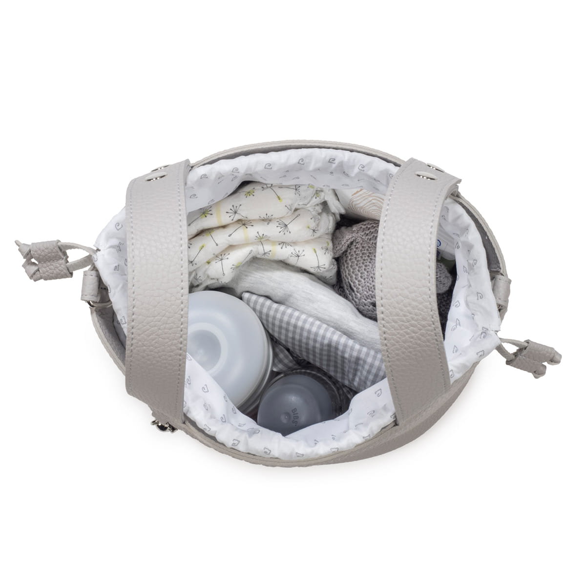 Borsa a secchiello Icon grigio - Pasito a Pasito