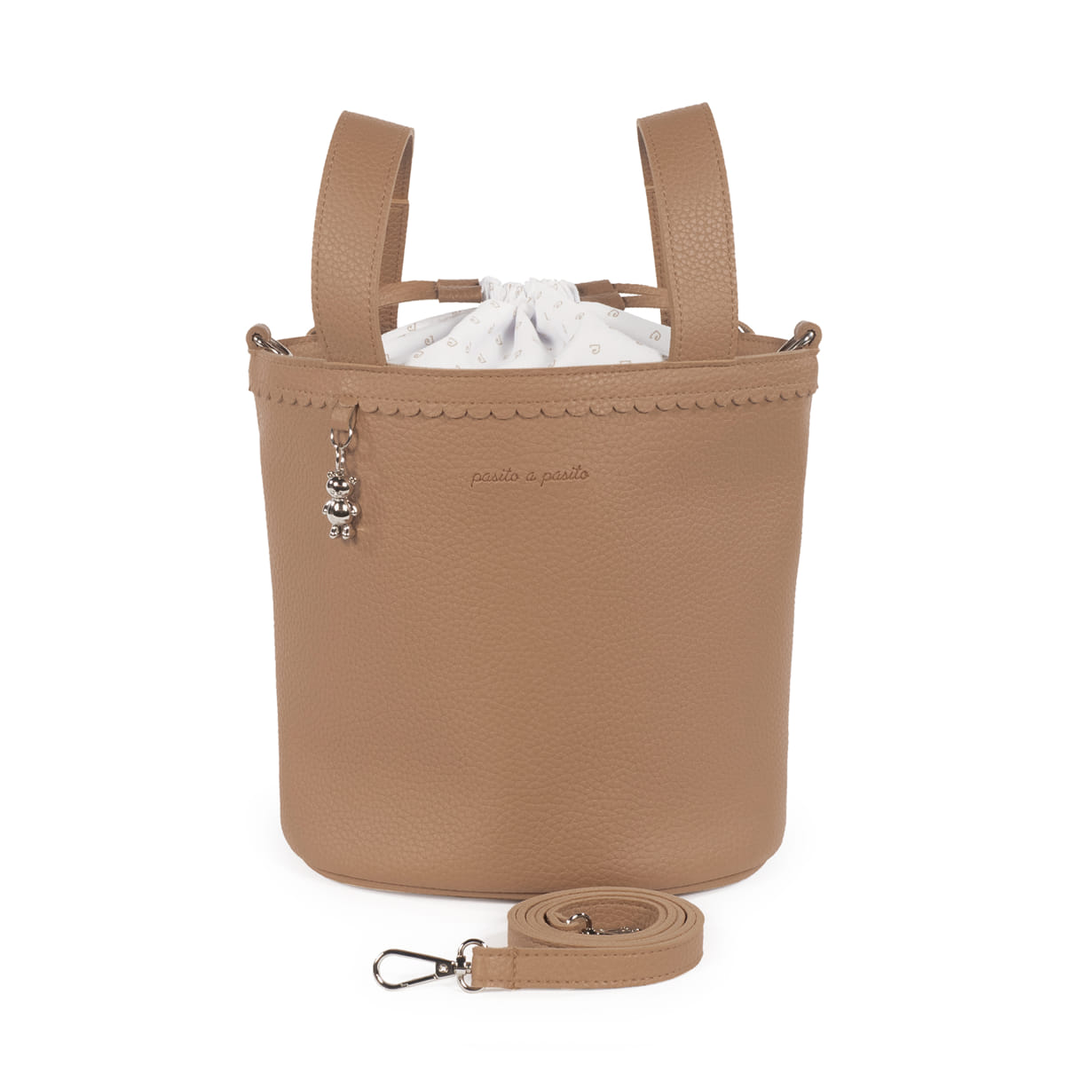 Borsa a secchiello Icon caramel - Pasito a Pasito