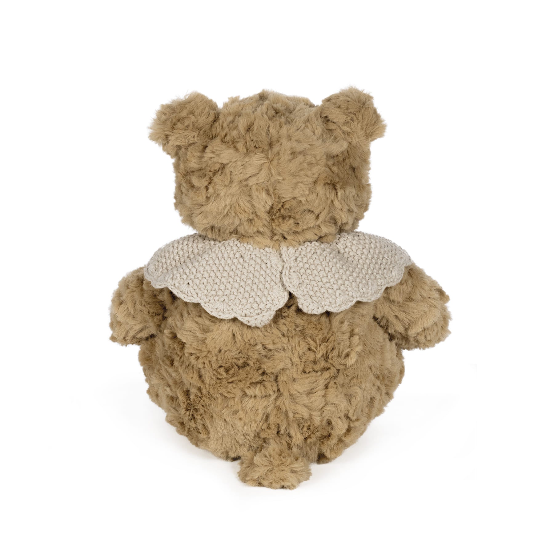 Orsacchiotto di peluche lavorato a maglia beige - Pasito a Pasito