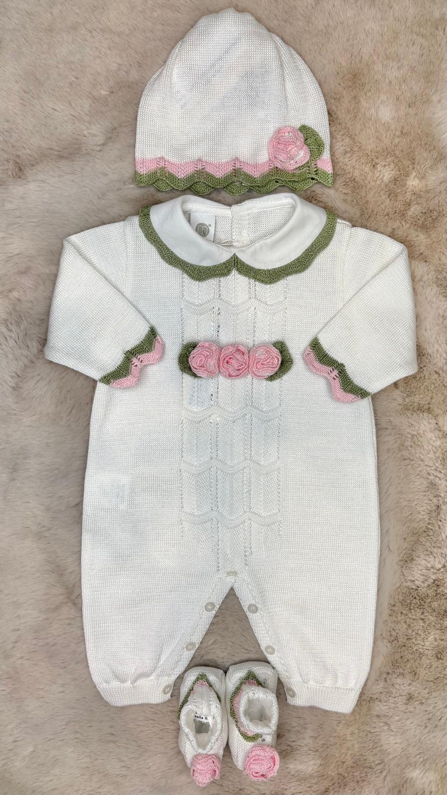 Completo 3Pz in filo Rose - Marlù