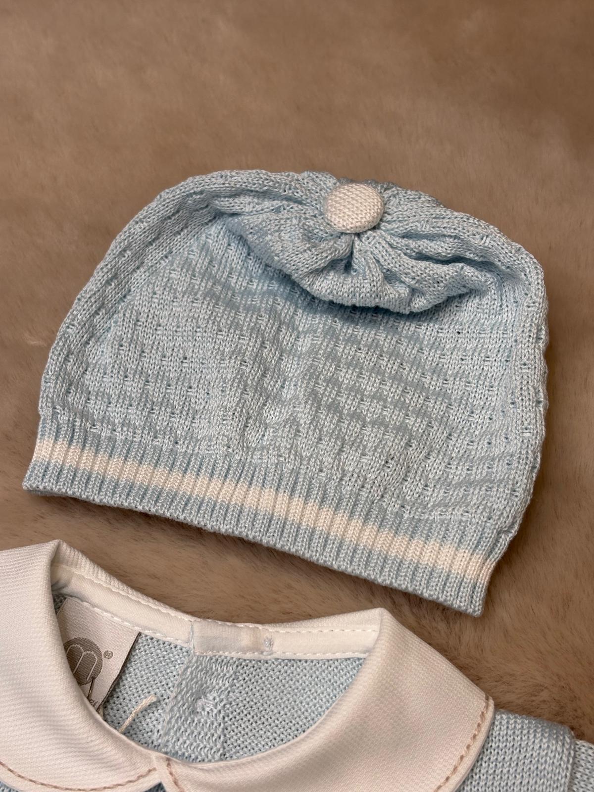 Completo 4Pz tema "Mongolfiera" azzurro - Marlù