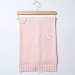 Coperta in Pura Lana Cuori - Marlù