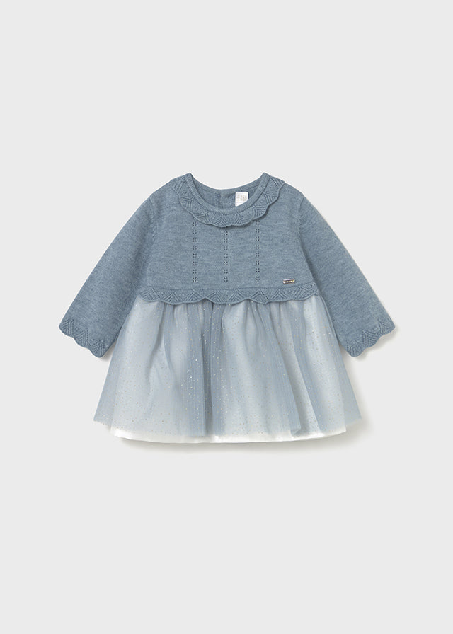 Vestito in maglia e tulle - Majoral