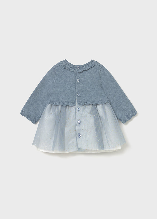 Vestito in maglia e tulle - Majoral