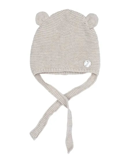 Cappello in maglia orsetto beige - Chicco