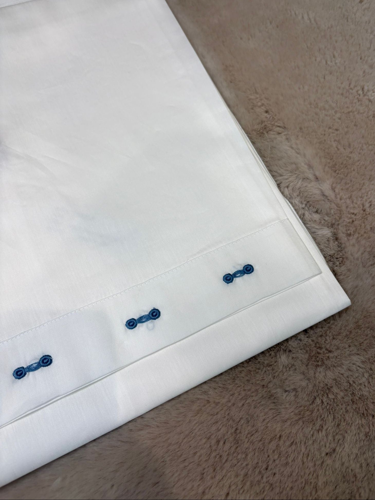 Set 3Pz lenzuolino Blu e Bianco - Marlù