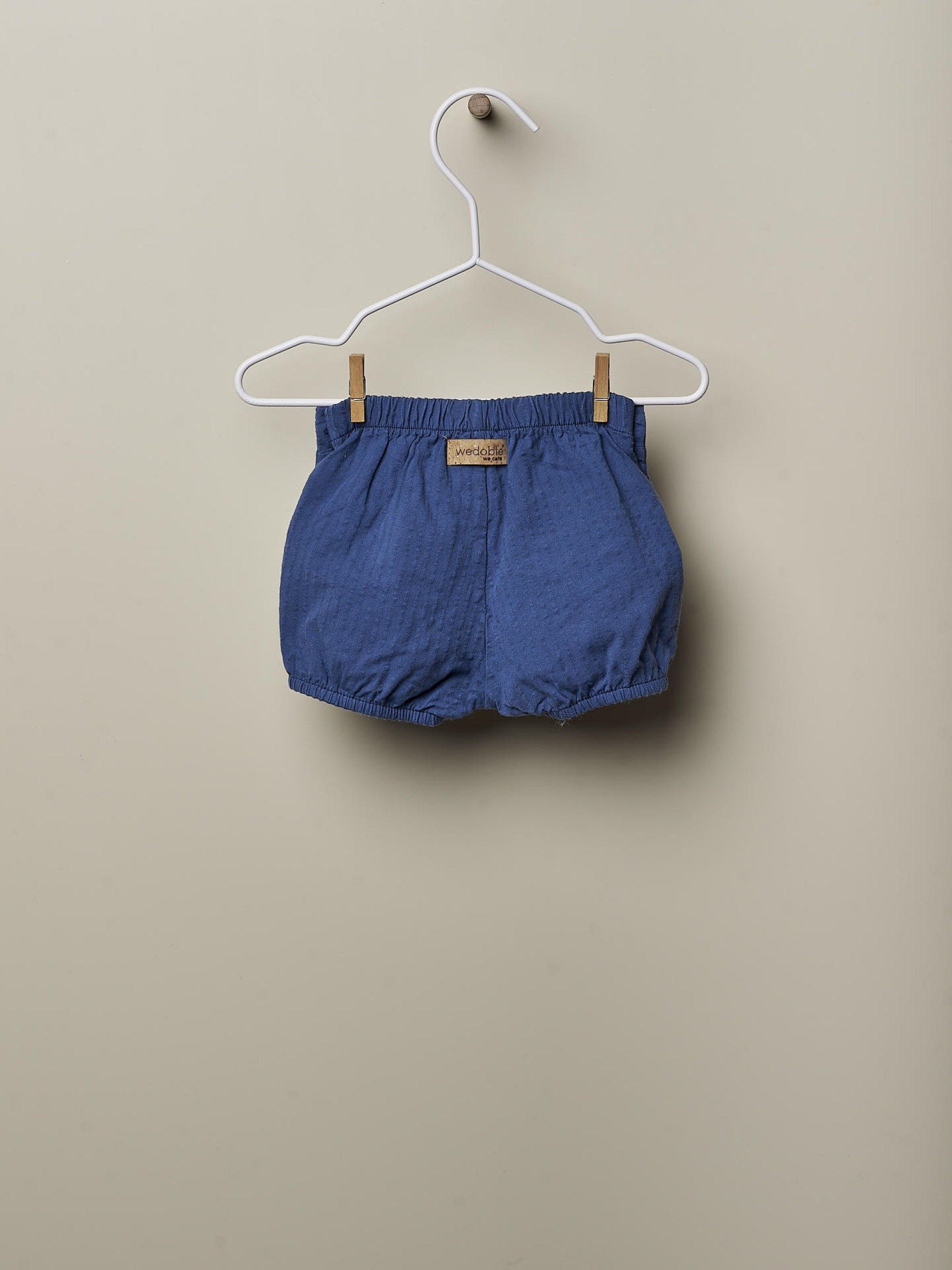 Abitino bambino blu e beige estivo Wedoble - dalla 6 alla 9 Mesi
