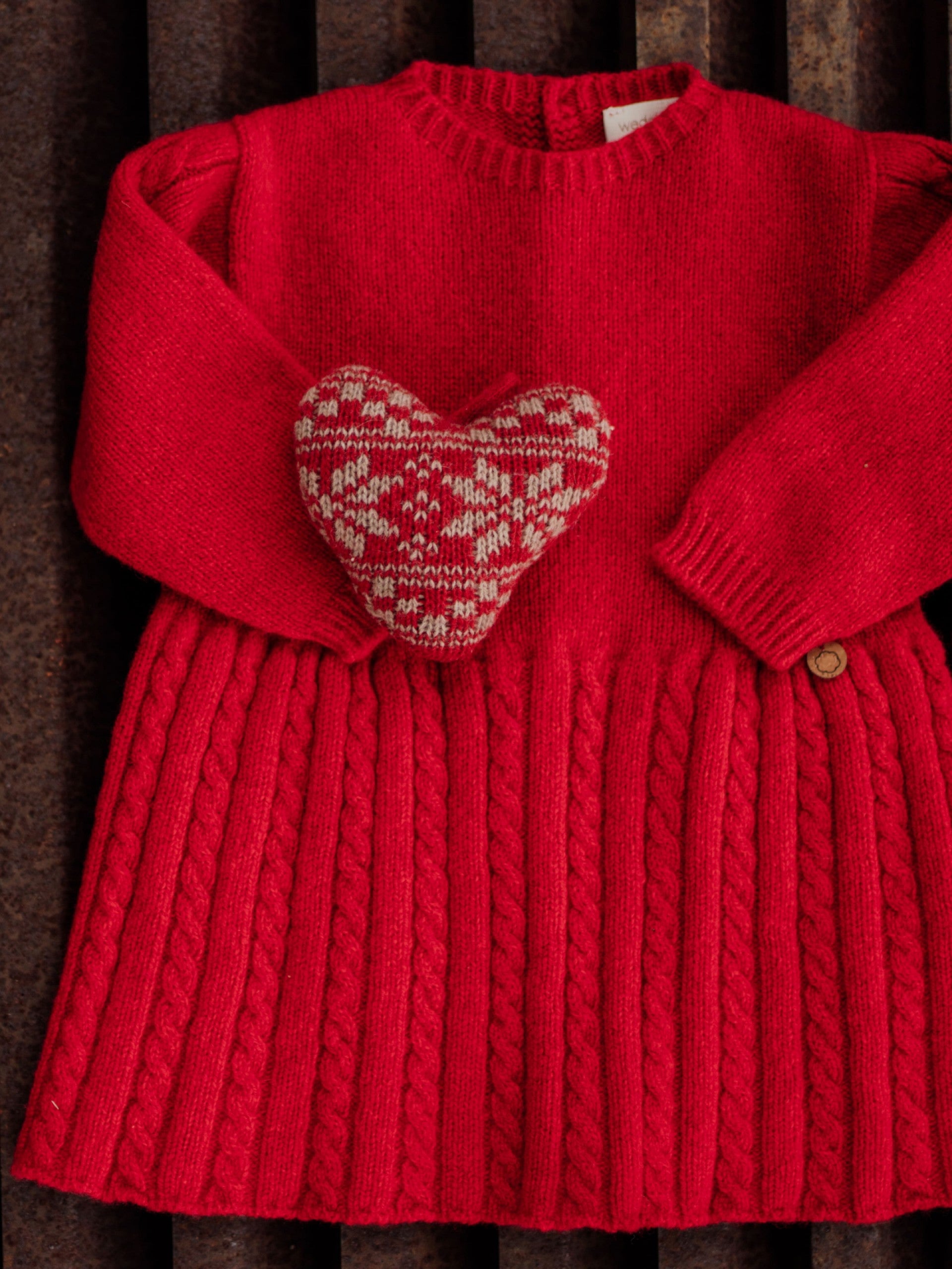 Abito lavorato a maglia in lana merino - WEDOBLE