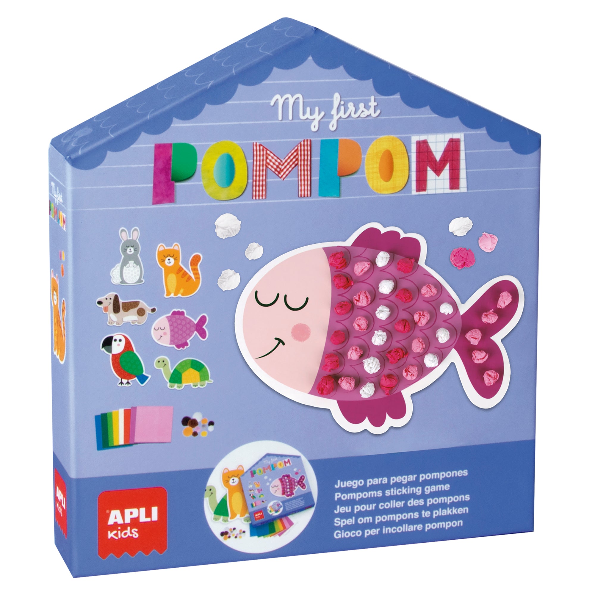 Kit Creativo "My First Pompom" - APLI Kids