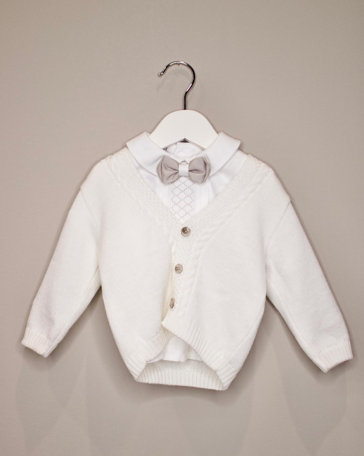 Completo da Cerimonia 4 Pezzi Tortora - Marlù