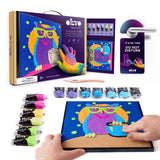 Set da colorare con argilla Gufo - Okto