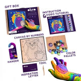 Set da colorare con argilla Gufo - Okto