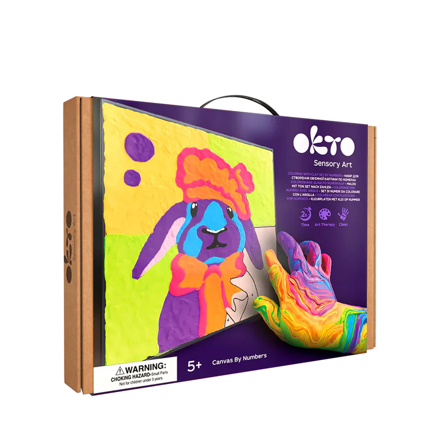 Set da colorare con argilla Coniglio - Okto