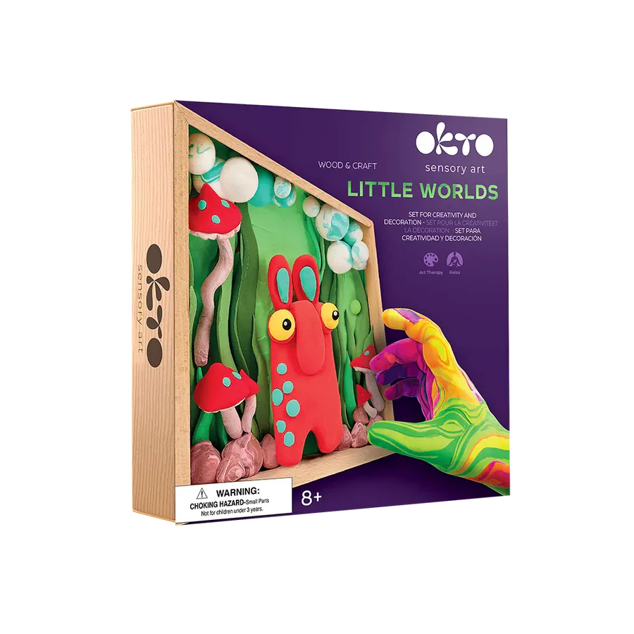 Set fai da te Wood&Craft "Little Worlds" Mommy Troll - Okto