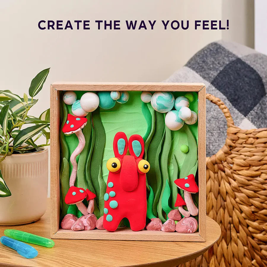Set fai da te Wood&Craft "Little Worlds" Mommy Troll - Okto