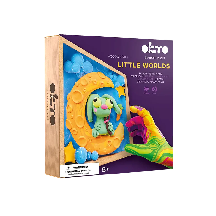 Set fai da te Wood&Craft "Little Worlds" Bunny Moon - Okto