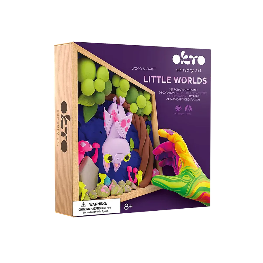 Set fai da te Wood&Craft "Little Worlds" Pipistrello- Okto