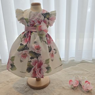 Vestito elegante floreale -  Marlù