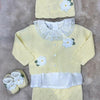 Completo in filo Giallo con cardigan - Marlù