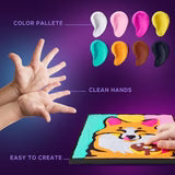 Set da colorare con argilla Volpe - Okto