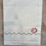 Lenzuolino 3Pz con ricamo rose - Marlù