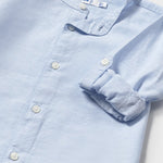 Camicia coreana azzurra - Majoral