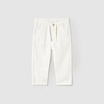 Pantalone lino bianco - majoral