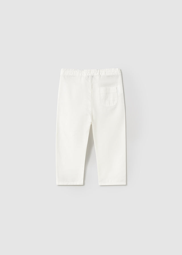 Pantalone lino bianco - majoral
