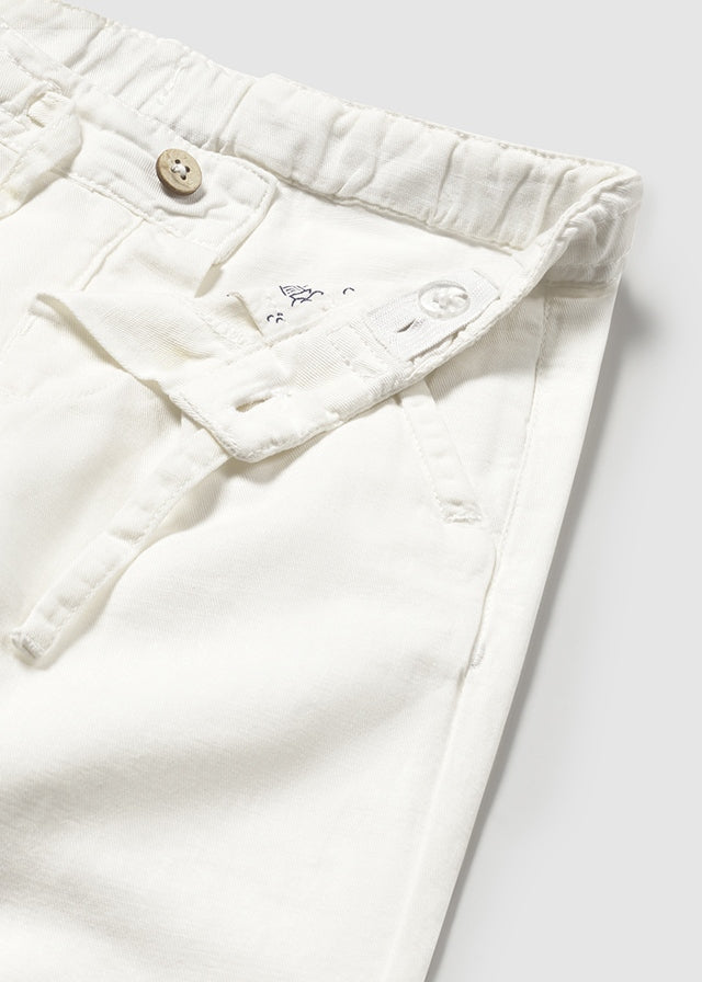 Pantalone lino bianco - majoral