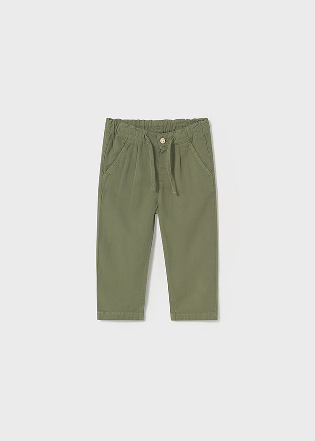Pantalone lino verde - majoral