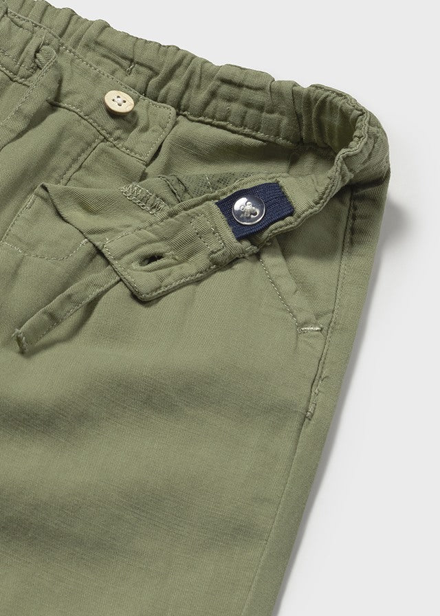 Pantalone lino verde - majoral